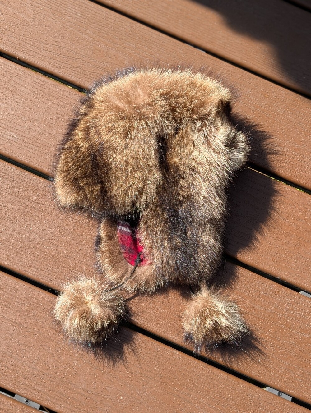 Youth Trapper Hat REAL FUR